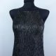 Pins and Needles krótka sukienka czarno srebrna / XS