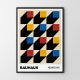 Plakat Bauhaus geometria v2 50x70 cm