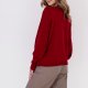 Swetrowa bluza - SWE322 czerwony MKM