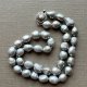 Natural Baroque Silver Pearl - Nowoczesny naszyjnik ❤ Czar i elegancja z natury ❤ Naturalne perły ❤