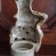 bałwanek lampion ceramika vintage