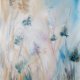 Obraz ręcznie malowany Trawy łąka kwiat + antyrama 40x50