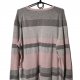 Różowo-szary sweter o luźnym kroju Hilfiger oversize
