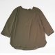 Bluzka z okrągłym dekoltem zieleń khaki M/L Hv230