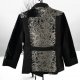 Rzadkie znalezisko Patchowrkowa kurtka ALC Diamond Girls z paskiem noir & blanc – rozmiar 46