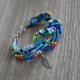 BRANSOLETKA BOHO AZTEQ KNOT WITH FEATHER