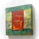 Obraz akrylowy "Czerwone drzwi" 29x29 cm