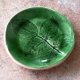 Mydelniczka/fusetka/spodek ręcznie wykonany roślinny zielony butelkowy