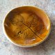 Mydelniczka/fusetka/spodek ręcznie wykonany roślinny brązowy miodowy