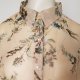 UNITS urocza szyfonowa koszula beżowa w kwiaty R 38 M Hv178