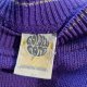 Golden Gate fioletowy sweter złote elementy 44 vintage