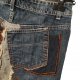Ciemnogranatowa jeansowa spódnica M
