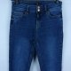 F&F spodnie jeans wysoki stan węższe proste nogawki 10 / 38
