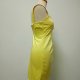 Sisters Point* Elegancka żółta satynowa sukienka XS/S