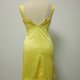 Sisters Point* Elegancka żółta satynowa sukienka XS/S