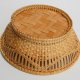 Koszyk pleciony, drewniany, bambusowy, beżowy, boho, vintage 16 cm