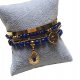 Zestaw bransoletek Lapis lazuli - Szlachetna kolekcja