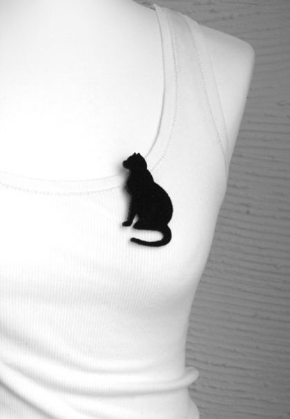 felt cat...