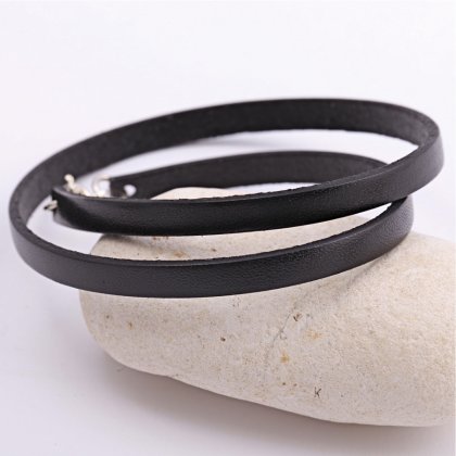 Bransoletka sk�rzana, black