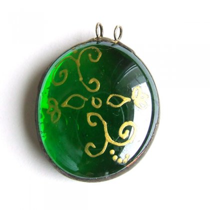 ORNAMENTOWY WISIOR ZIELONY 6