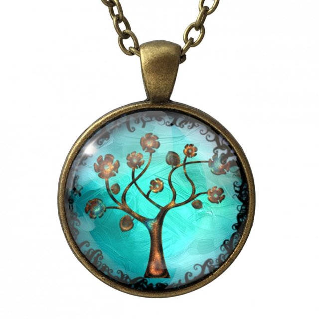 Drzewo nadziei - medalion z łańcuszkiem - Egginegg