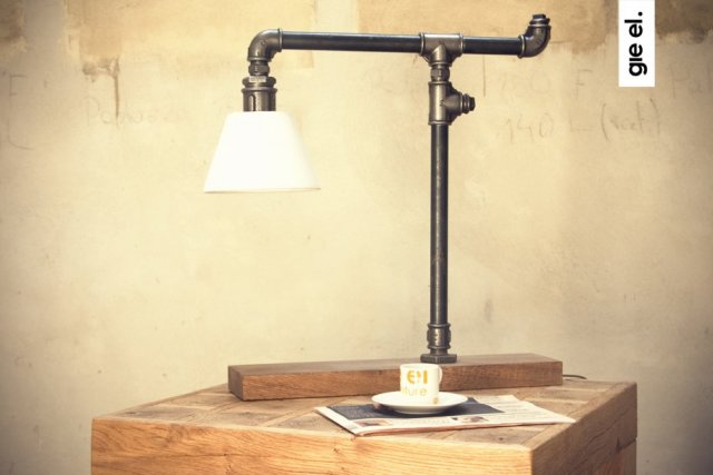 Lampa stołowa z rurek LANTERN