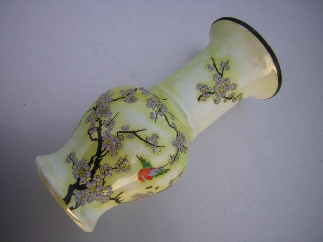 Japońskie Cudo ręcznie malowany wazon porcelanowy