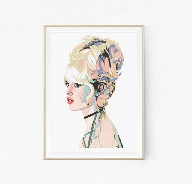 Brigitte Bardot | llustration art | A3
