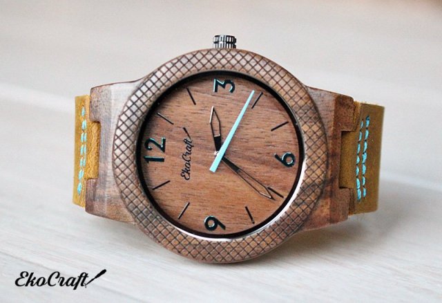 Drewniany zegarek EAGLE