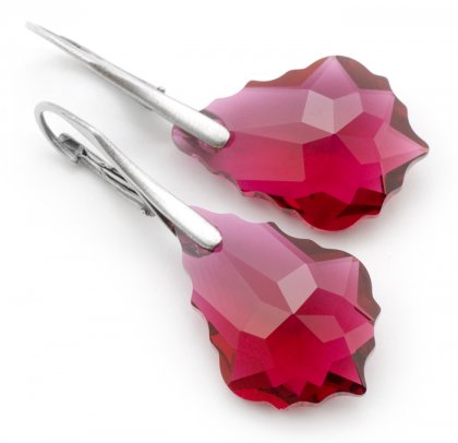 Swarovski i srebro - Ruby