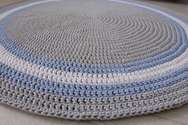 Okrągły dywan "Foggy" o średnicy 140 cm