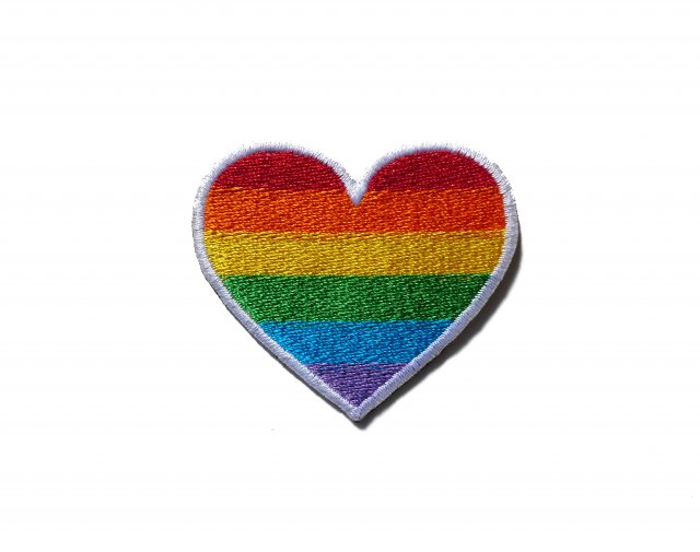 Naszywka Rainbow Heart
