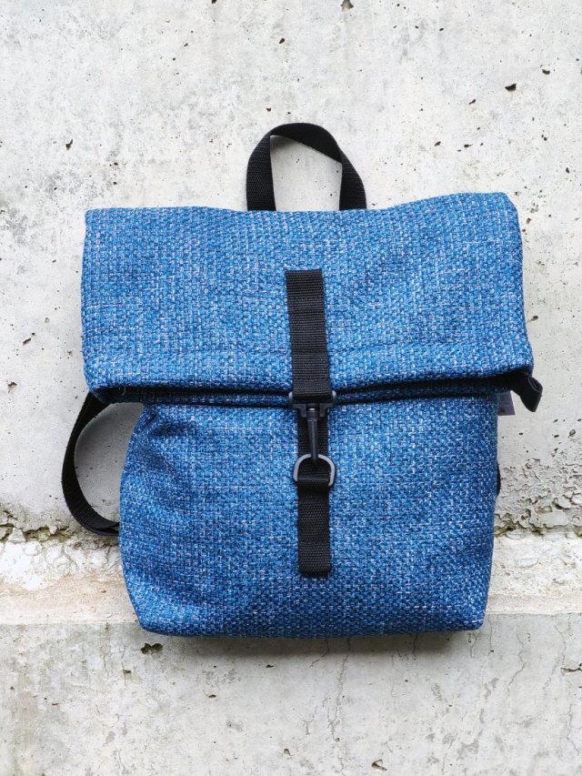 plecako-torba melanż niebieski