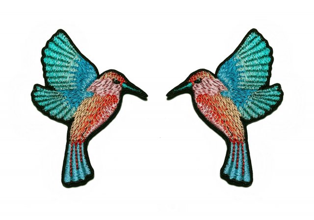 Zestaw naszywek Kolibry - Lustrzane Odbicie