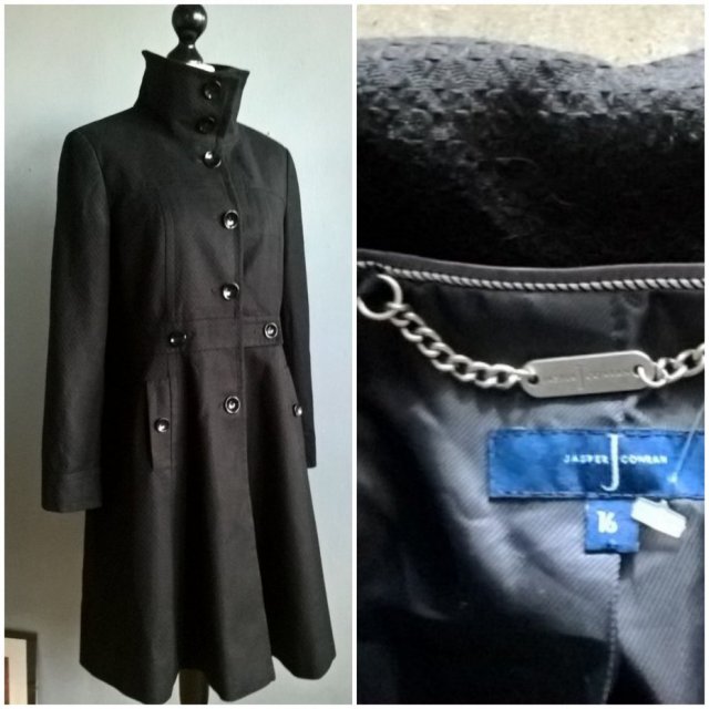 JASPER CONRAN COTTON COAT 42 44 Ubrania vintage DecoBazaar