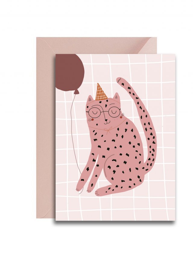 kartka urodzinowy kot