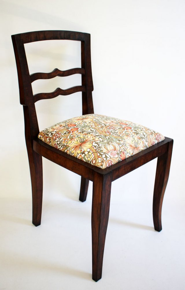 Krzesło vintage odnowione Morris.