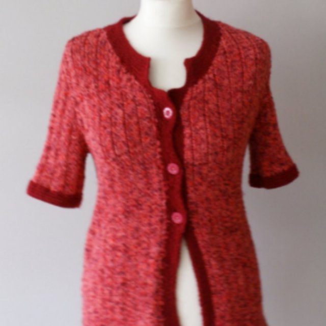 Różowy Sweter Vintage 70s