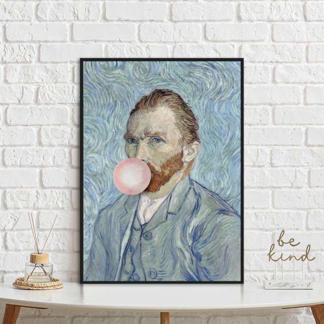 Plakat Vincent z balonem 40x50 cm