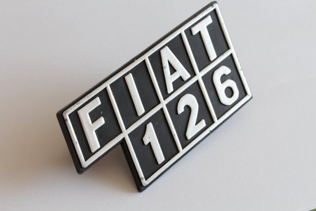 Fiat 126 znaczek emblemat dla konesera