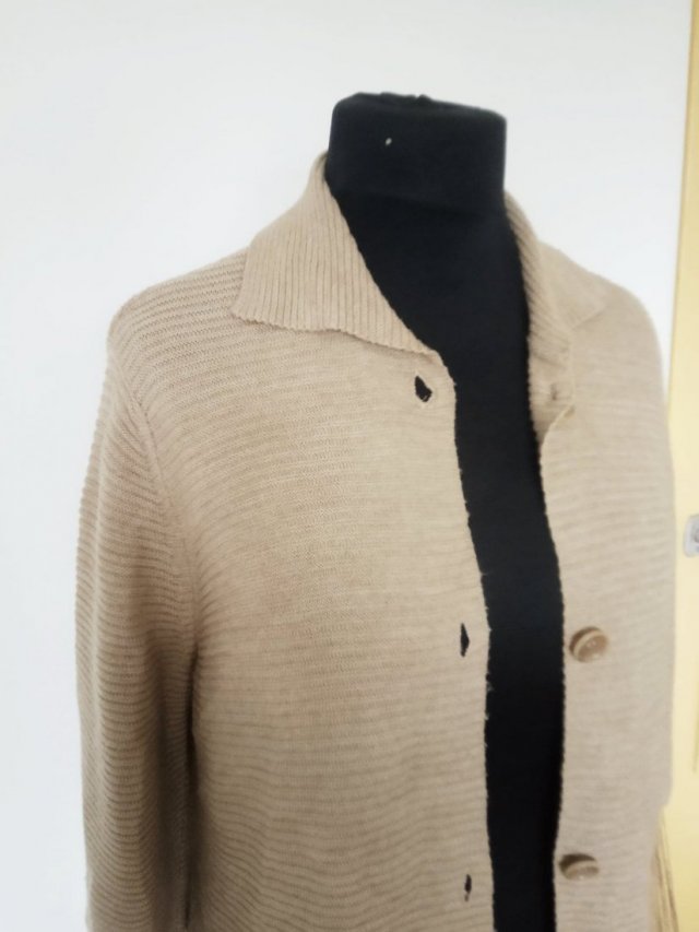 Sweter rozpinany kardigan wełna Olsen XL-XXL