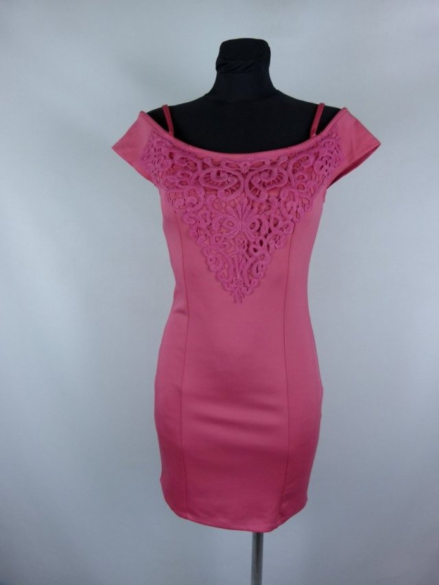 Jaune Rouge ołówkowa sukienka mini / S