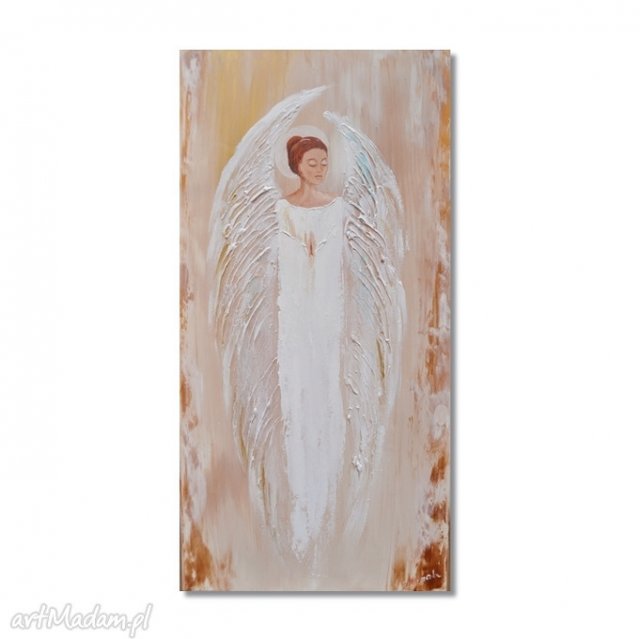 Anioł , obraz ręcznie malowany na płótnie