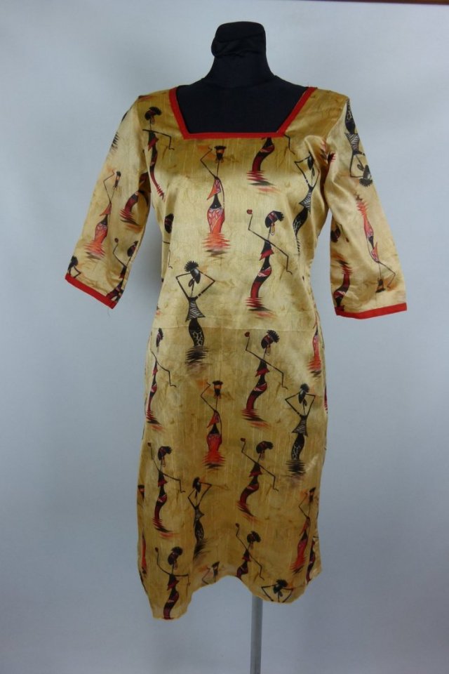 hinduska tunika sukienka africa design / M