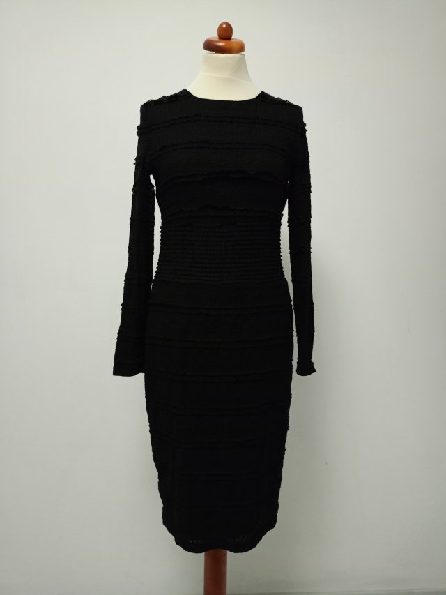 PER UNA* mała czarna - piękna elegancka sukienka L