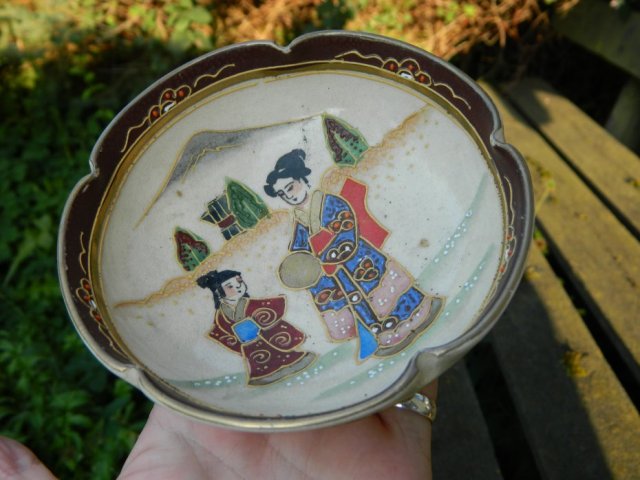 NIPPON TOKUSEI antyk * porcelana japońska * rzadkość * Gejsza 1900-1930