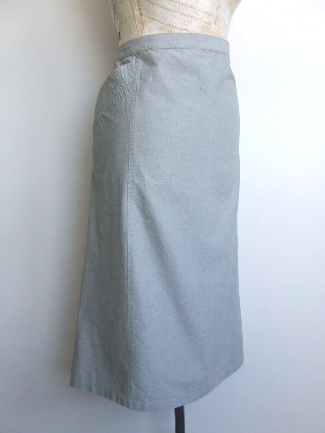 spódnica midi kieszenie guma r.50, bawełna