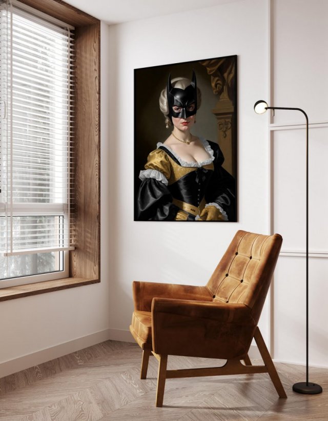 Plakat Batwoman  61x91 cm - super bohater kobieta portret