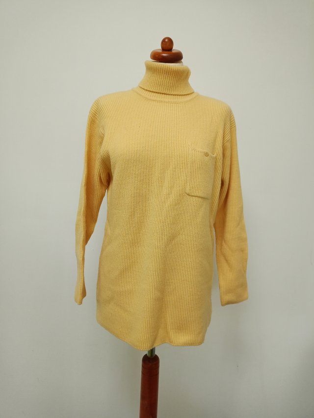 Jeanne Pierre* żółty golf sweter M