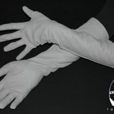 epoque 30- lila- wysokie rękawiczki